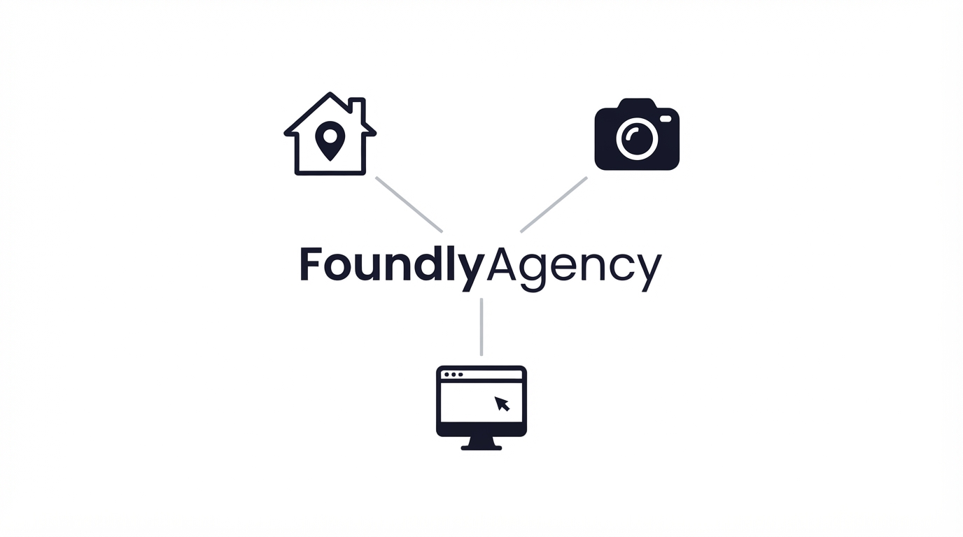结构化数据(sameAs)把 FoundlyAgency 和它的各个账号连成一个身份。